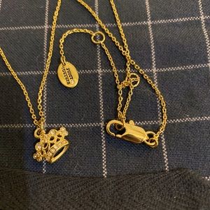 Juicy couture little crown necklace